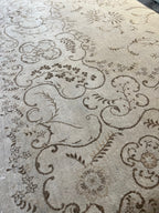 56599 Vintage Kashan Persian Rug 9' x 14'