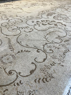 56599 Vintage Kashan Persian Rug 9' x 14'