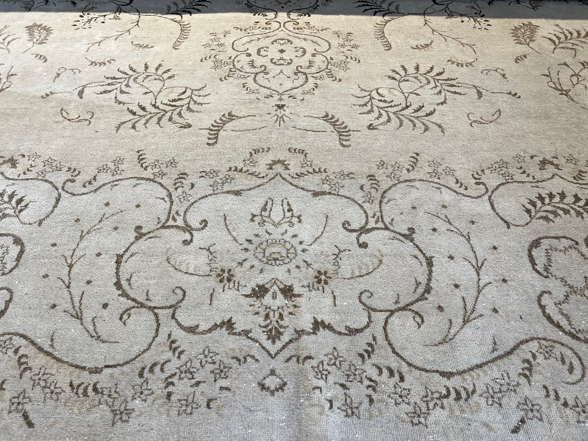 56599 Vintage Kashan Persian Rug 9' x 14'