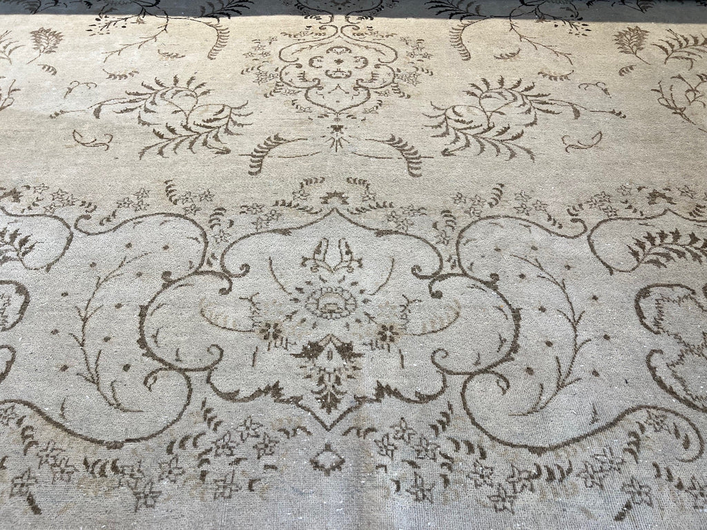 56599 Vintage Kashan Persian Rug 9' x 14'