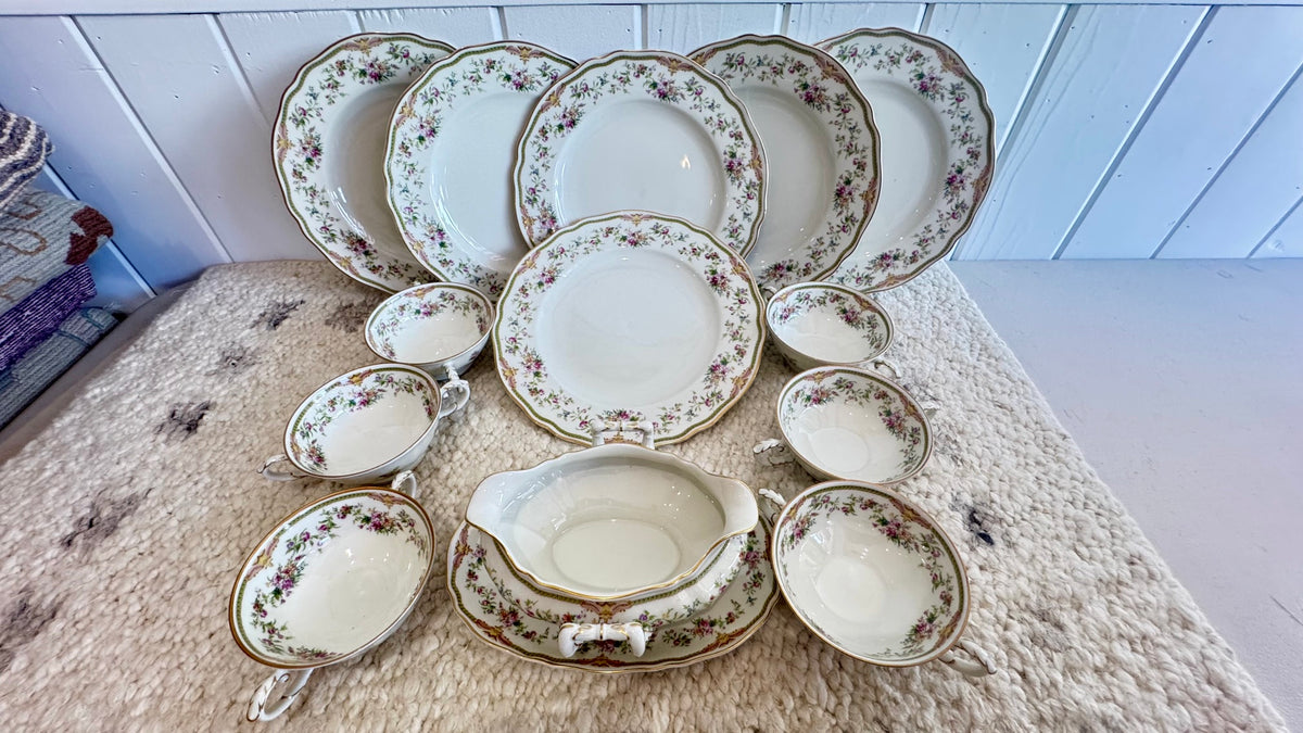 Set of china marked Krautheim & Adelberg Bavaria Germany  K&A