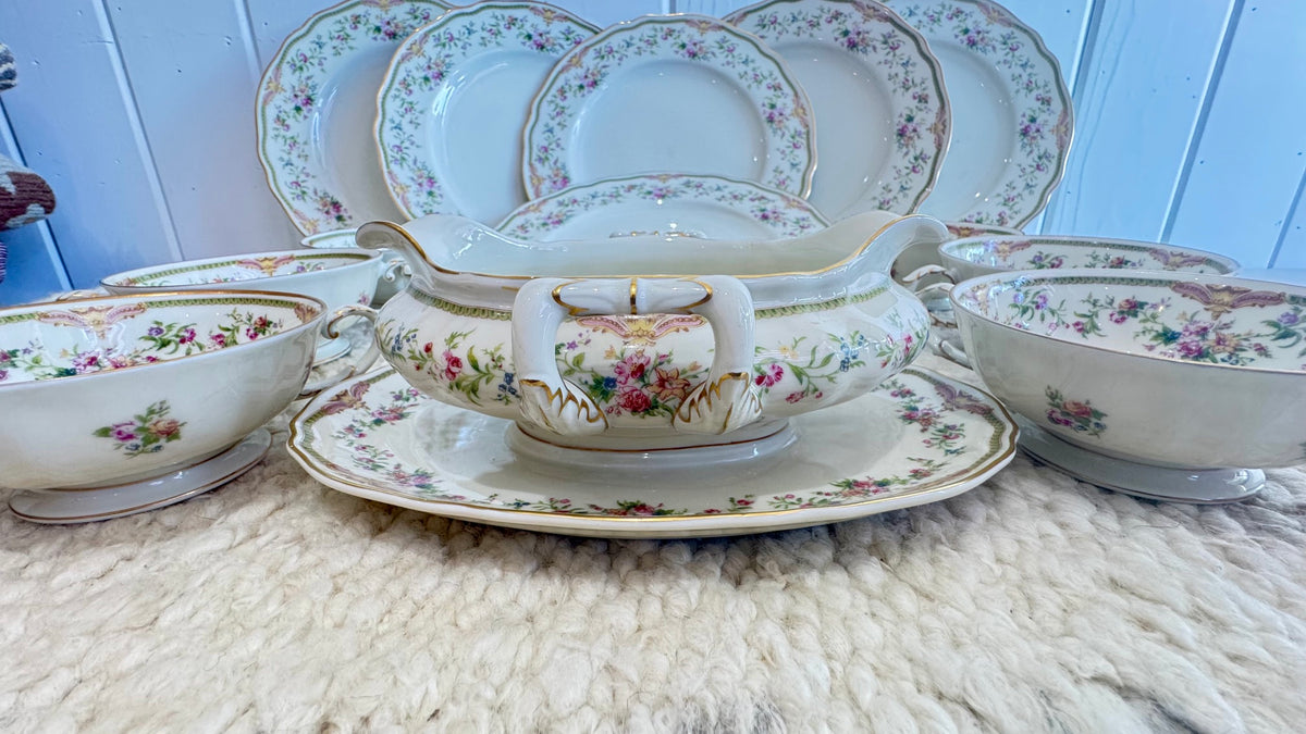 Set of china marked Krautheim & Adelberg Bavaria Germany  K&A