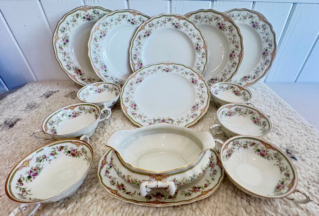 Set of china marked Krautheim & Adelberg Bavaria Germany  K&A