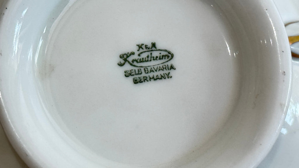 Set of china marked Krautheim & Adelberg Bavaria Germany  K&A