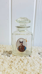 2 Antique Persian Qajar era reverse painted glass snuff bottles (19th Century)