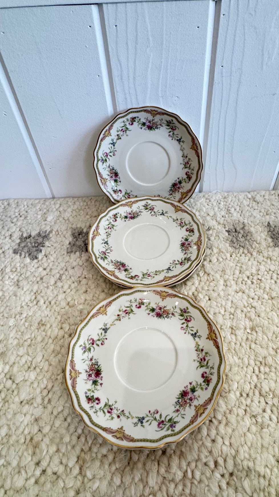 32 plates, three sets, dinner,