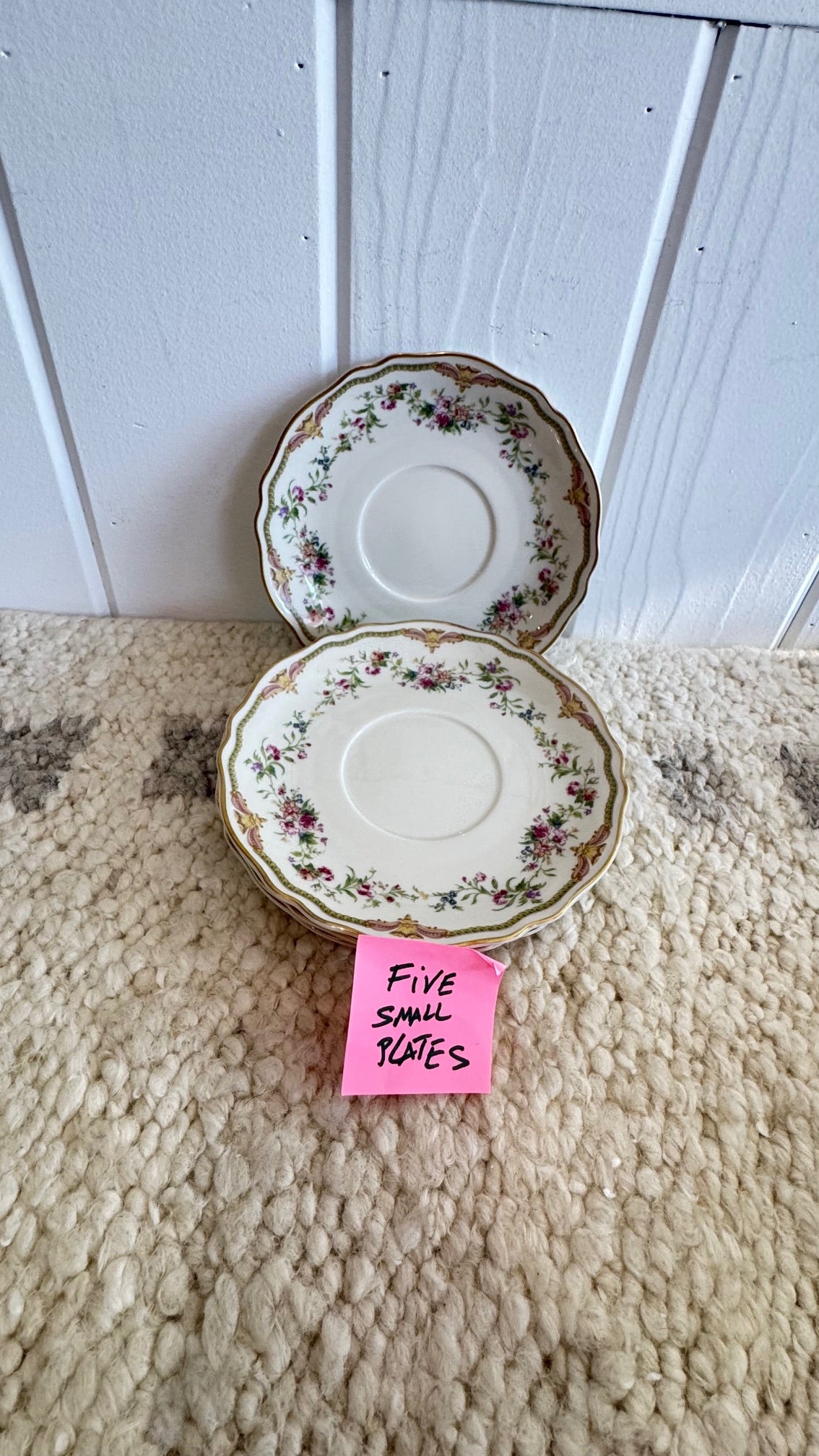 32 plates, three sets, dinner,