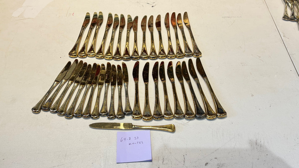 Set of 60 piece vintage cutlery set marked Mertens Solingen Germany