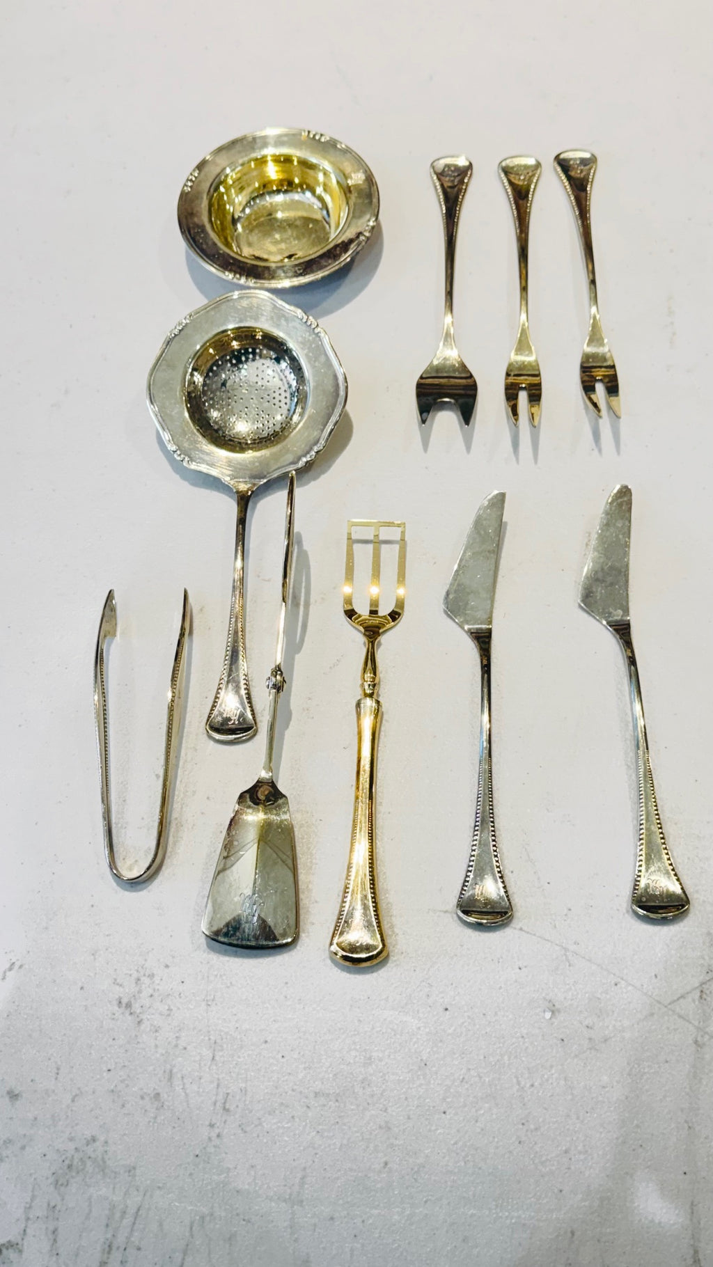 Set of 60 piece vintage cutlery set marked Mertens Solingen Germany