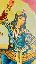 Qajar style oil painting (20th century)