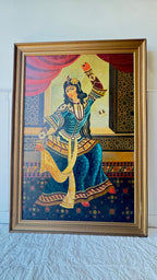 Qajar style oil painting (20th century)