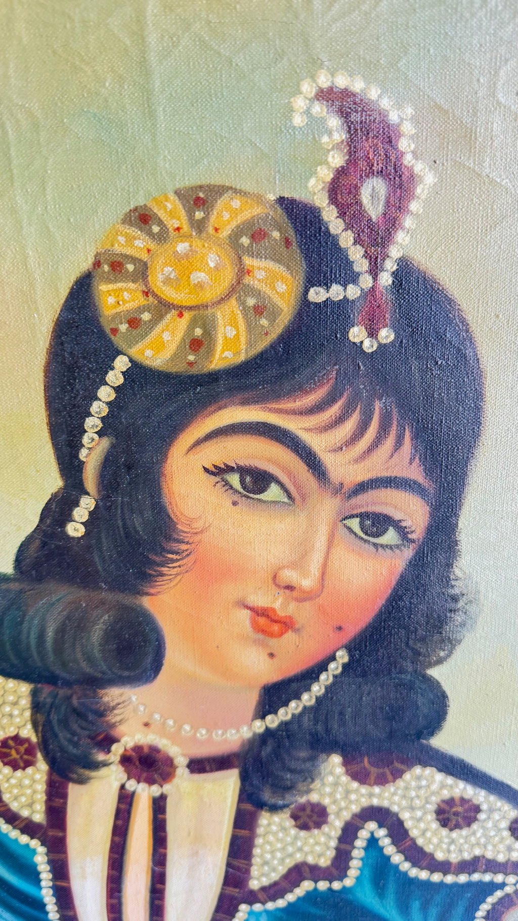 Qajar style oil painting (20th century)