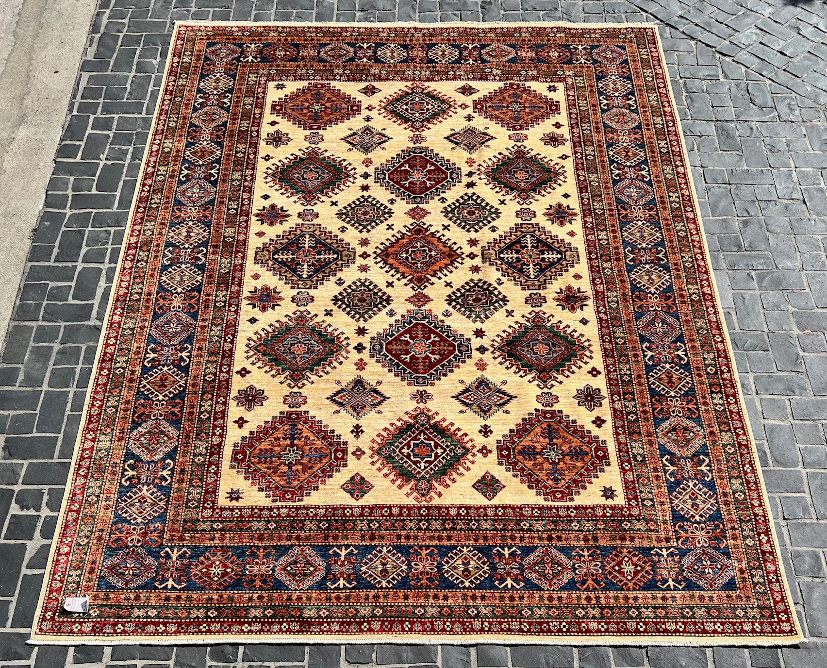 C21-119 Afgan Kazak Rug