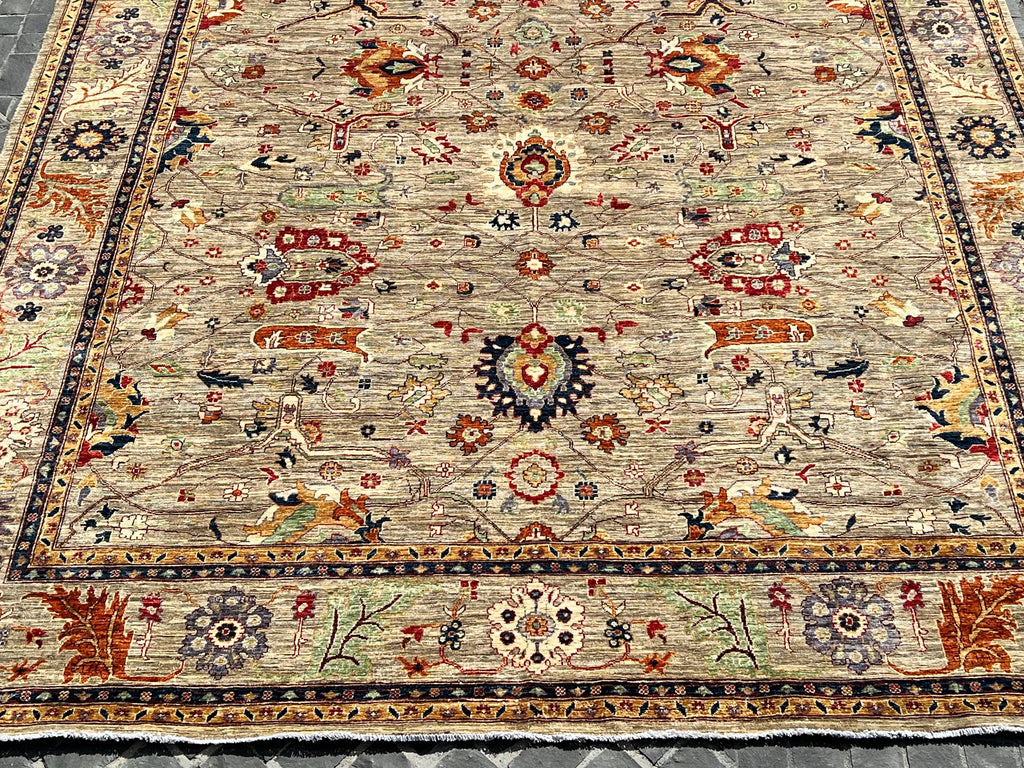 C45-194 Afghan Kashan Rug