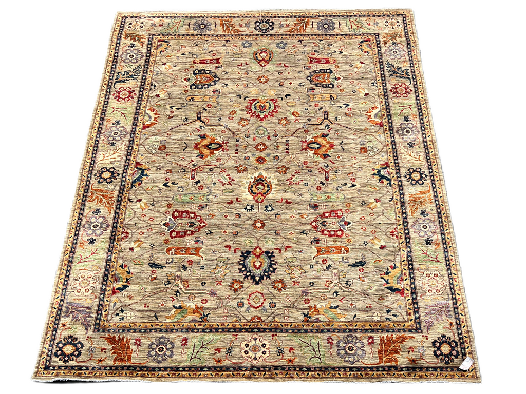 C45-194 Afghan Kashan Rug
