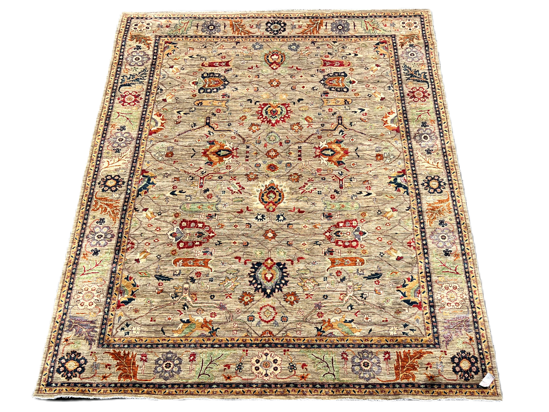 C45-194 Afghan Kashan Rug