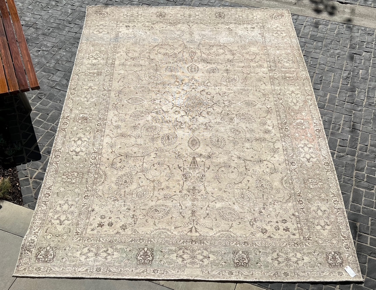 P927/91/14877 Oversize Vintage Iran Kashan 10'1"x15'1"