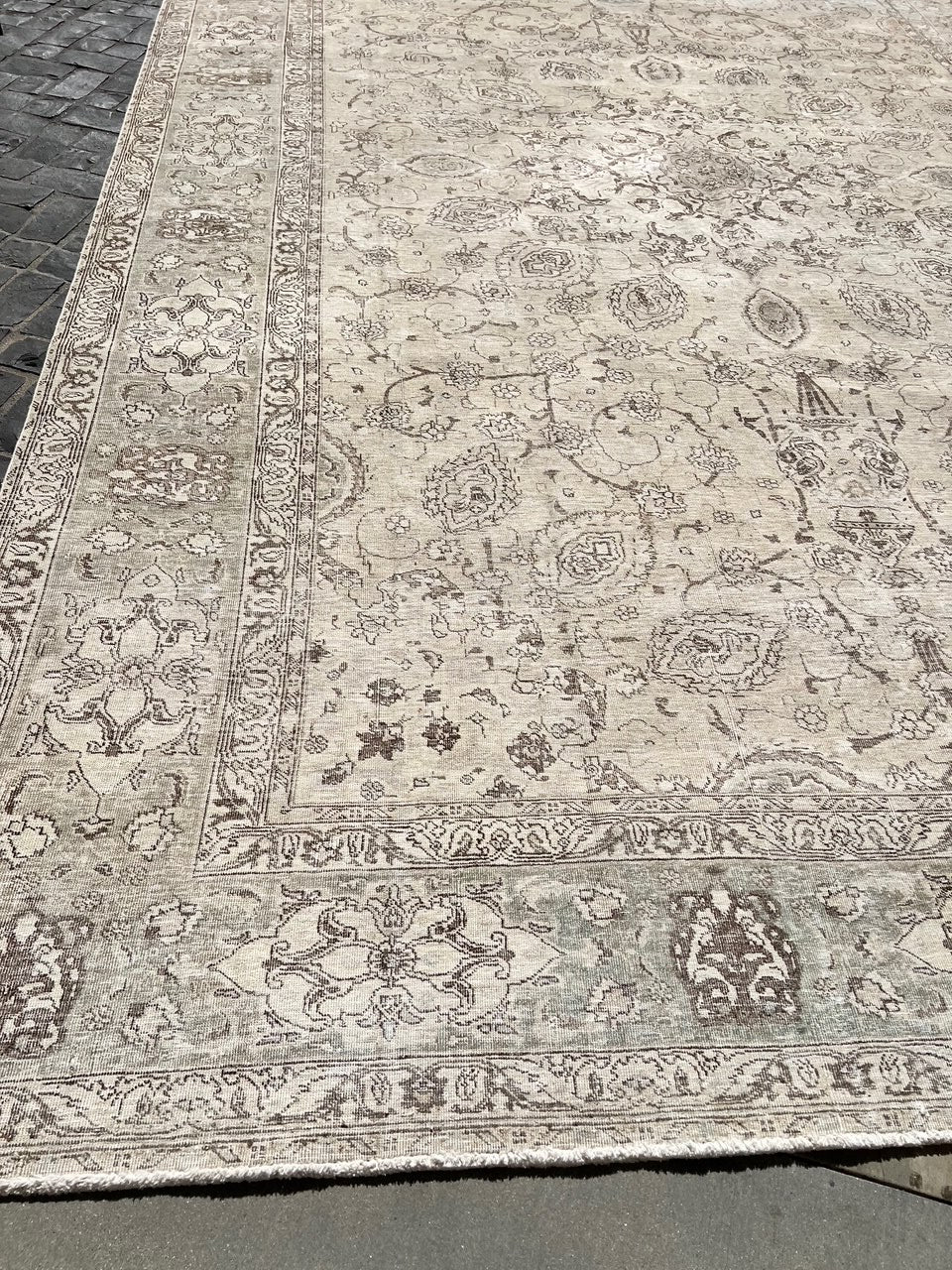 P927/91/14877 Oversize Vintage Iran Kashan 10'1"x15'1"