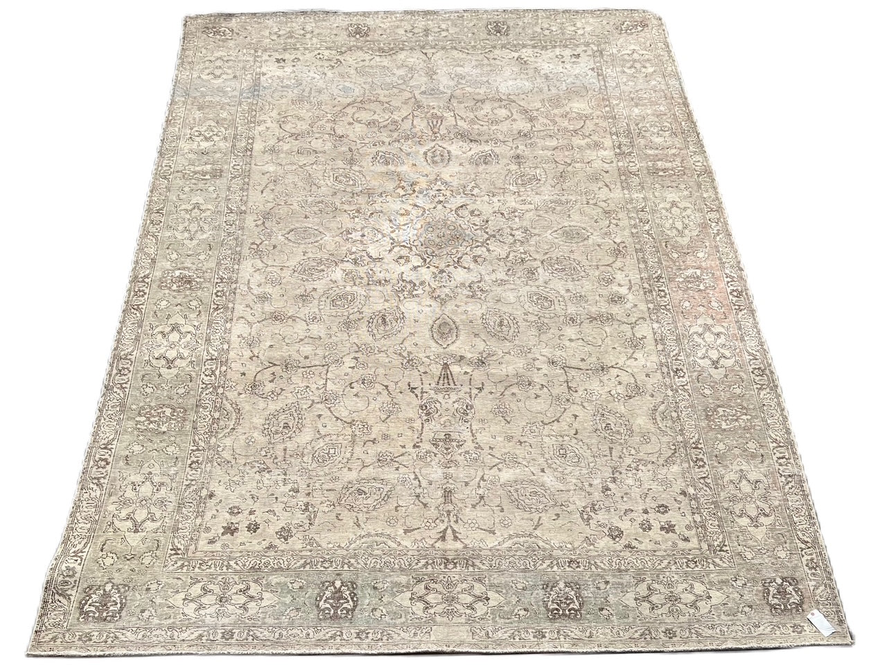 P927/91/14877 Oversize Vintage Iran Kashan 10'1"x15'1"