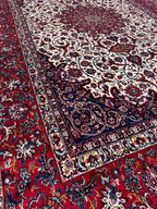 052425/A 6'6"x10'4" Fine Persian Isfahan