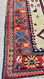60079 Antique Persian Shahsavan Runner 3'3"X14'8"