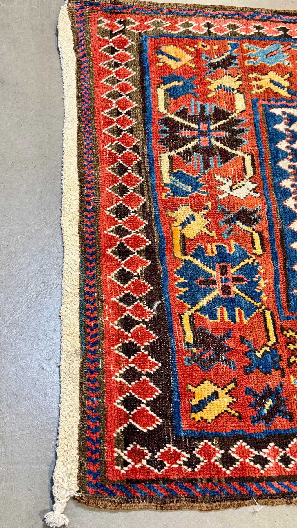 60079 Antique Persian Shahsavan Runner 3'3"X14'8"