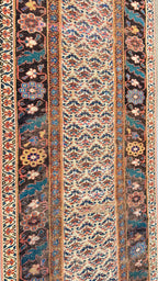 62133 Antique Kurdish runner 3.02x15.08