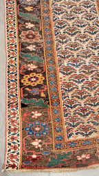 62133 Antique Kurdish runner 3.02x15.08