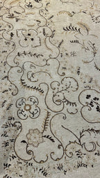 56599 Vintage Kashan Persian Rug 9' x 13'