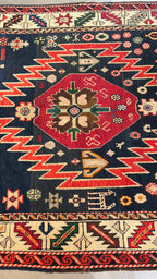 23A  Antique Armenian Gallery rug 4.03x10.10