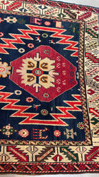 23A  Antique Armenian Gallery rug 4.03x10.10