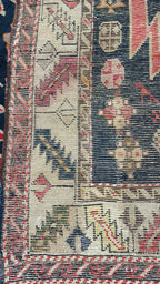 23A  Antique Armenian Gallery rug 4.03x10.10