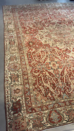 61333 Antique Persian Bakhtiari Oversize 12'5" x 18'7"