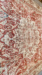 61333 Antique Persian Bakhtiari Oversize 12'5" x 18'7"