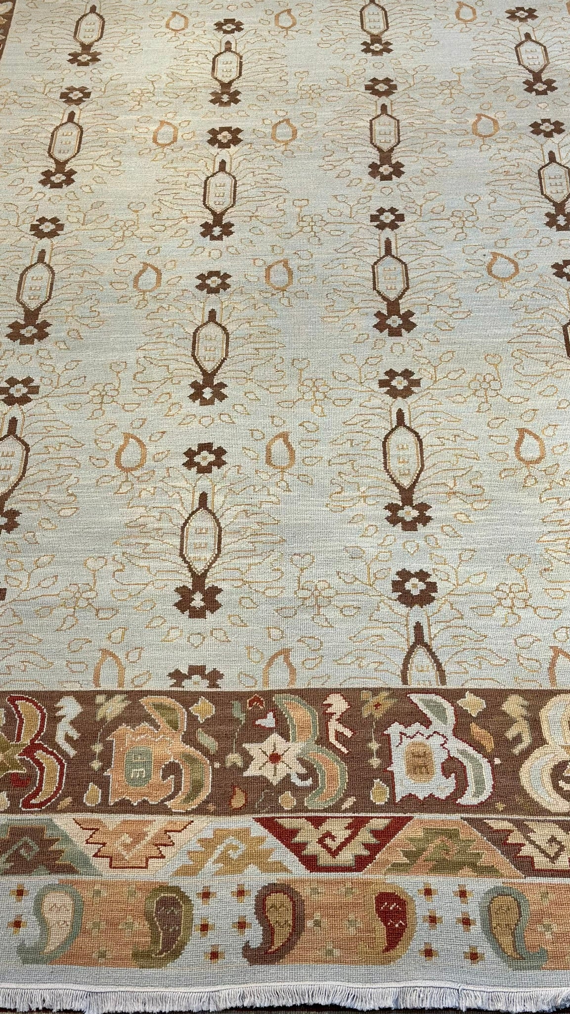 54282 Ukrainian Design Rug Sumak Weave 10' x 14'