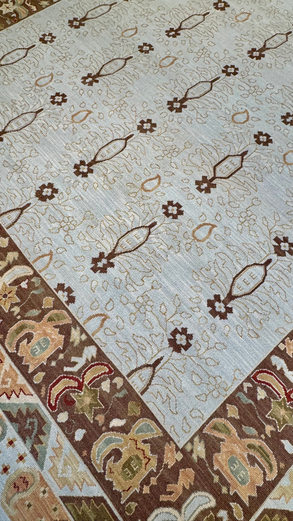54282 Ukrainian Design Rug Sumak Weave 10' x 14'
