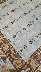 54282 Ukrainian Design Rug Sumak Weave 10' x 14'