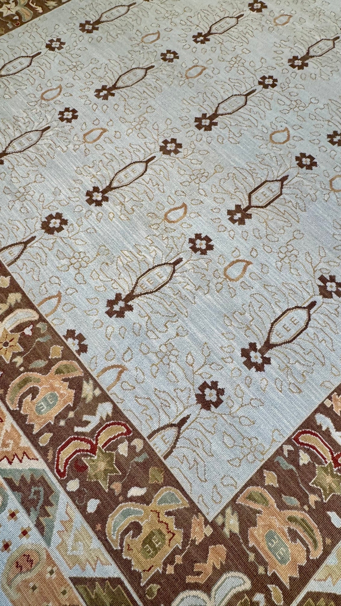 54282 Ukrainian Design Rug Sumak Weave 10' x 14'