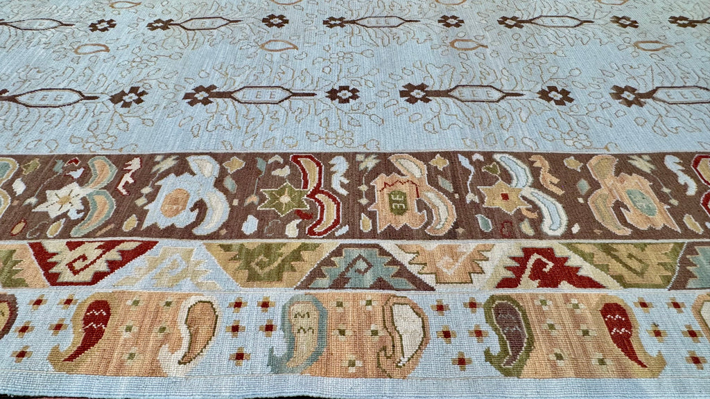 54282 Ukrainian Design Rug Sumak Weave 10' x 14'