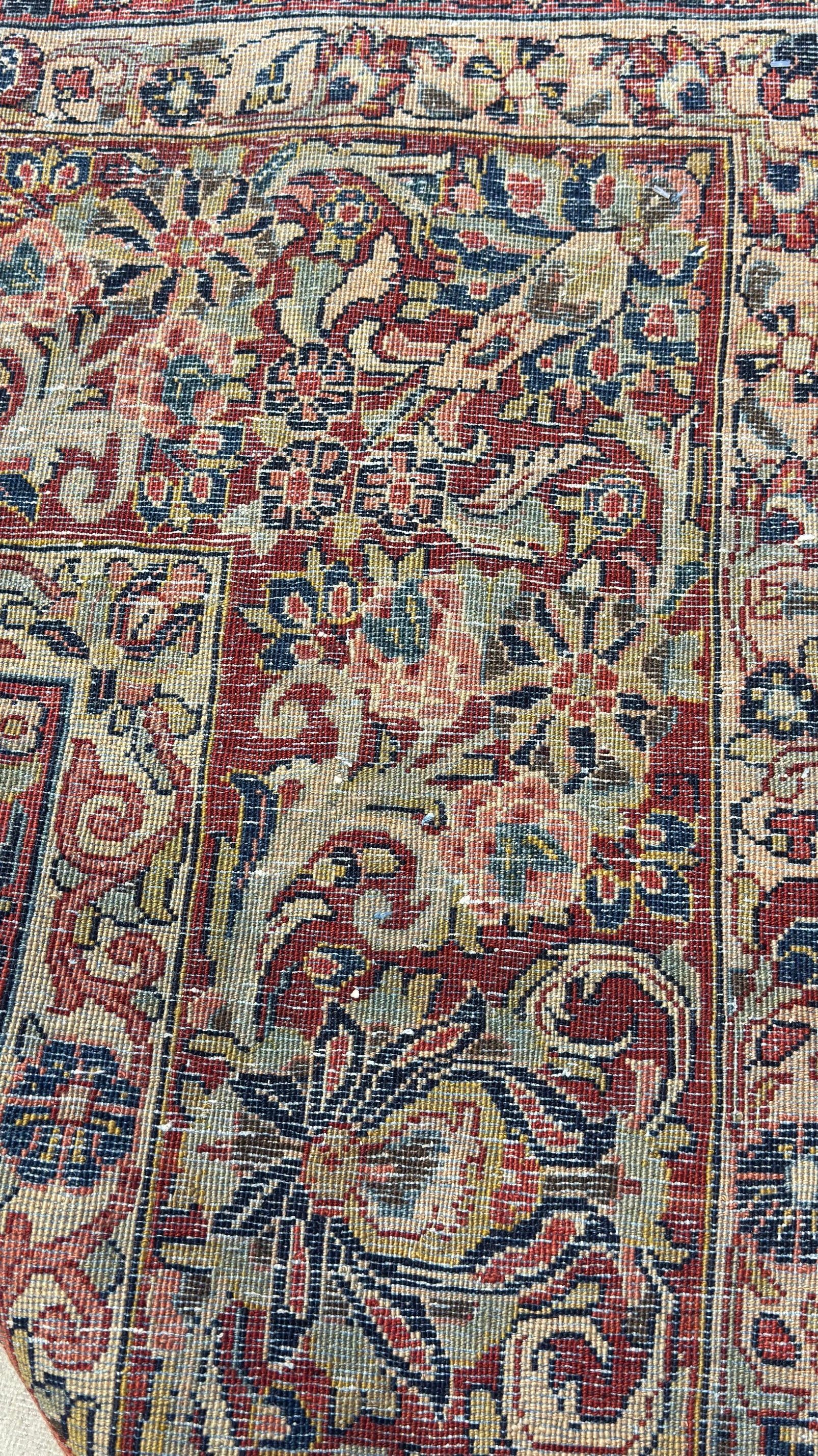 59155 Old Saruk Rug Size 8'5" x 11'7"