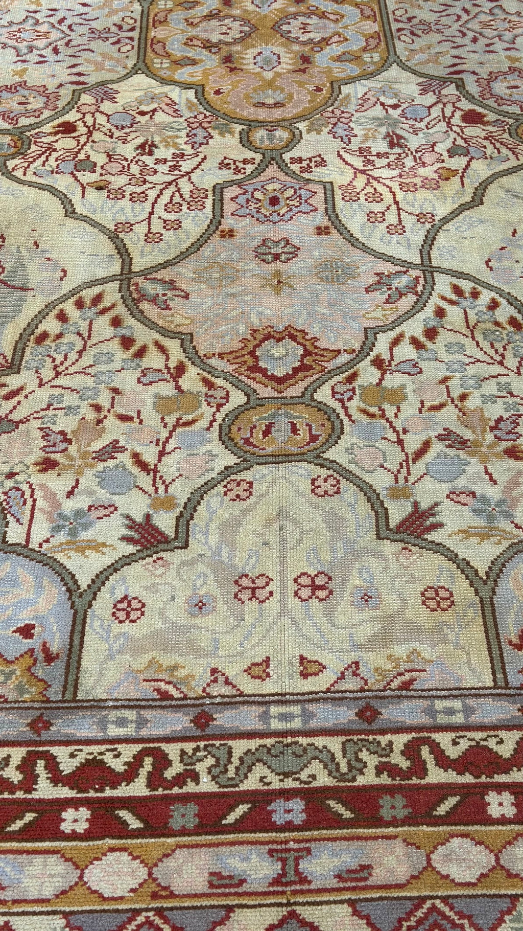 63458 Vintage All Over Persian design 9' x 12'4"