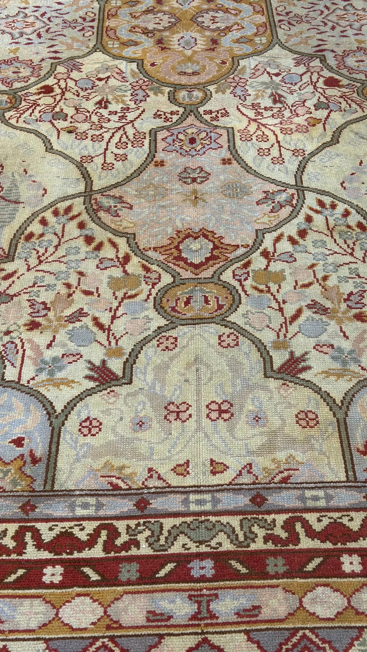 63458 Vintage All Over Persian design 9' x 12'4"