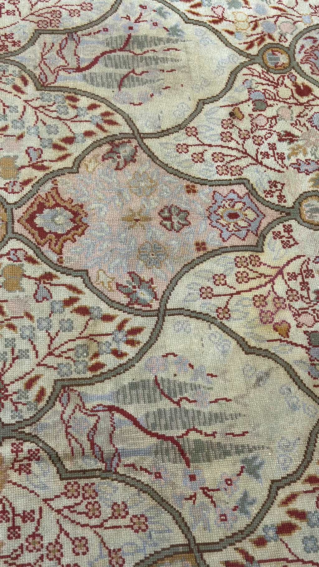 63458 Vintage All Over Persian design 9' x 12'4"