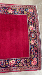 40126 Antique Kashan runner  3.04x17.01