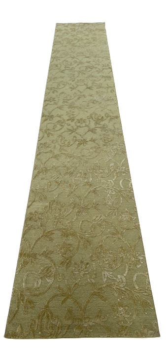 Modern Wool and Silk Runner 2'6" x 14'0"