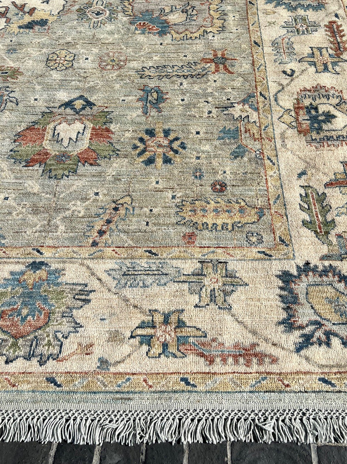 P76649 Anatolian Hand Knotted Rug