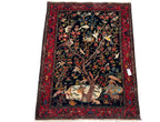 987 AL Antique Iran Bakhtiar 4'11"x6'8"