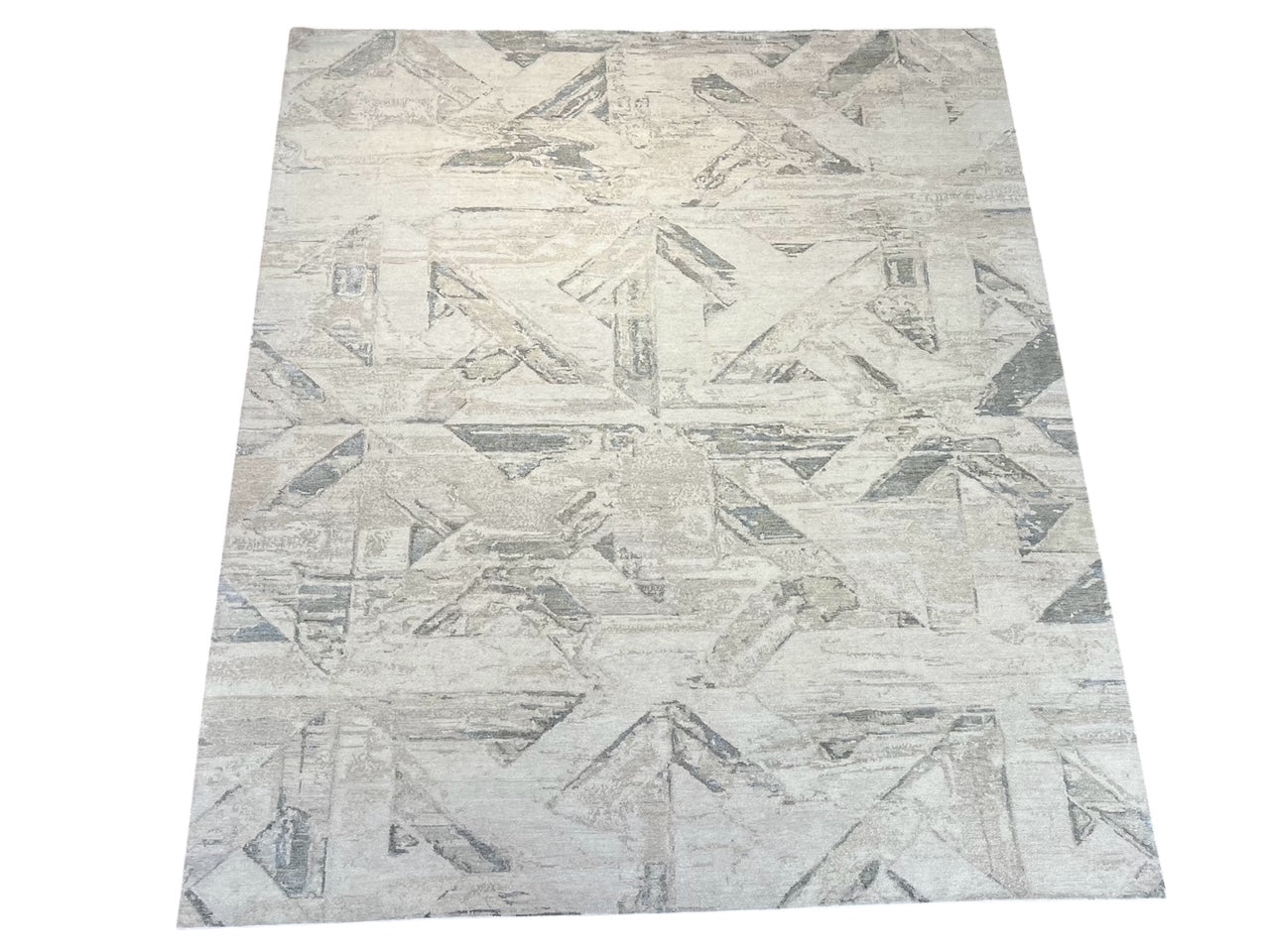 1002 8'x10' wool and silk Tamarian Decko TK Stormcloud