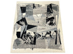 1015 8'x10' Kalaty HX1495 Greys/Black/White Abstract