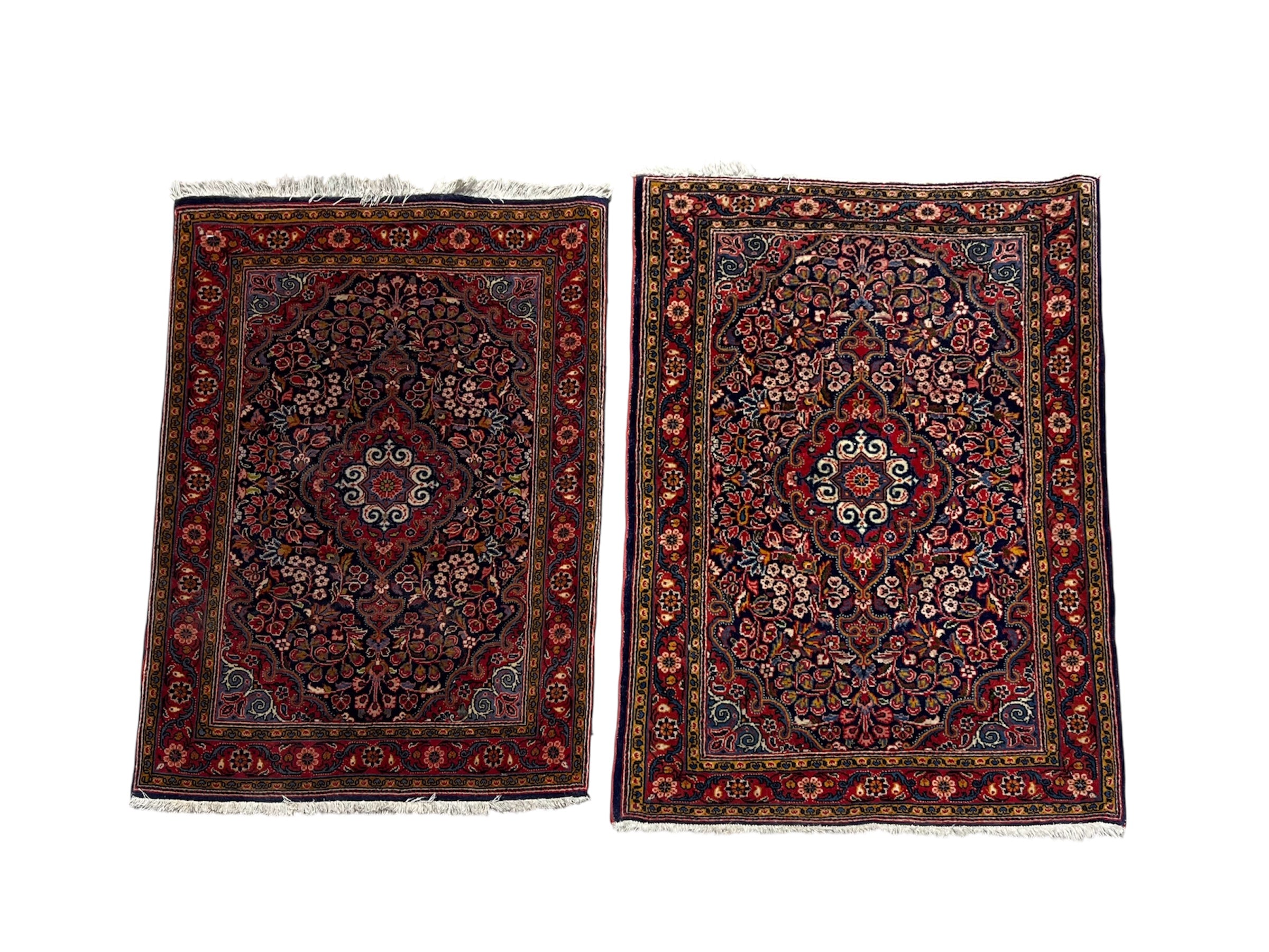 36187 Pair of Persian old JozanRugs